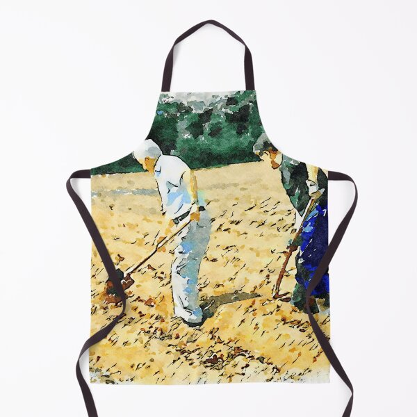 Item preview, Hortus Conclusus: two peasants at work in the plowed field designed and sold by Giuseppe Cocco.