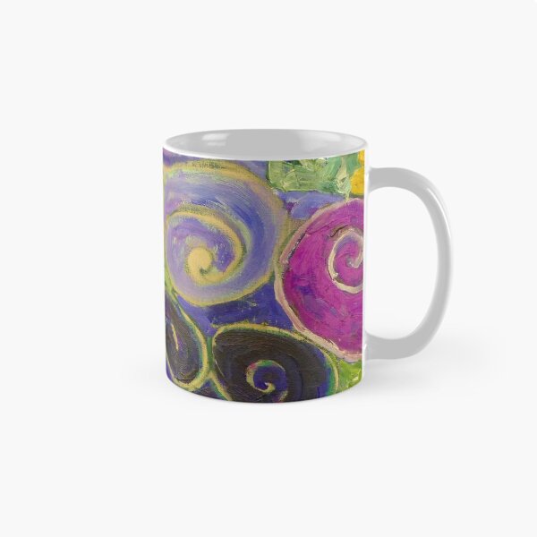 Item preview, Detail of Swirl Purple Ornament | The Virgin by Gustav Klimt - Symbolism designed and sold by Bebichic.