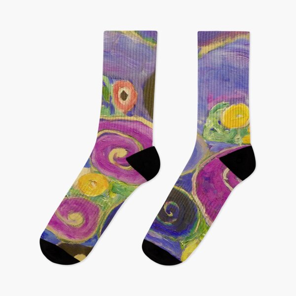 Item preview, Detail of Swirl Purple Ornament | The Virgin by Gustav Klimt - Symbolism  designed and sold by Bebichic.