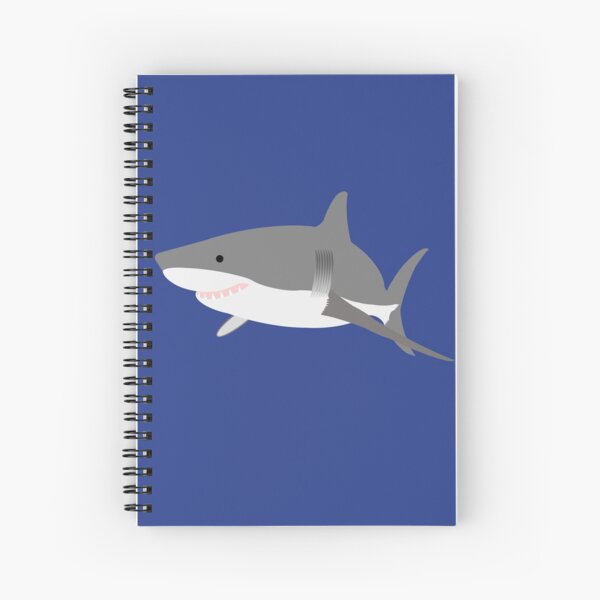 Cahiers A Spirale Sur Le Theme Grand Requin Blanc Redbubble