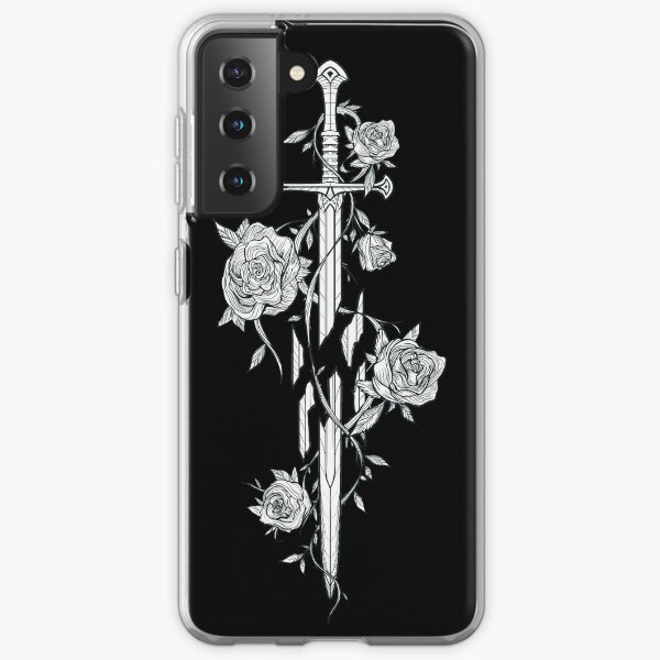 Rosas de la espada rota Funda blanda para Samsung Galaxy