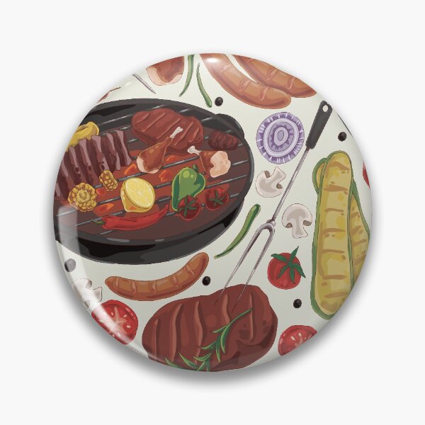 Item preview, Assorted Barbeque Grill Buffet Spread designed and sold by Alicia Chee.