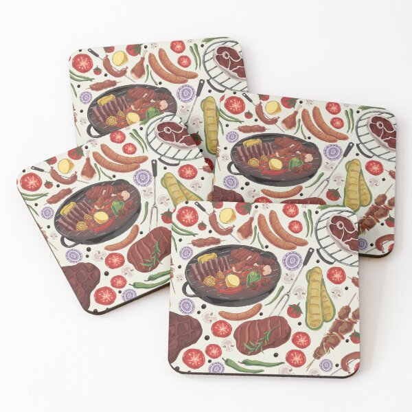 Item preview, Assorted Barbeque Grill Buffet Spread designed and sold by Alicia Chee.