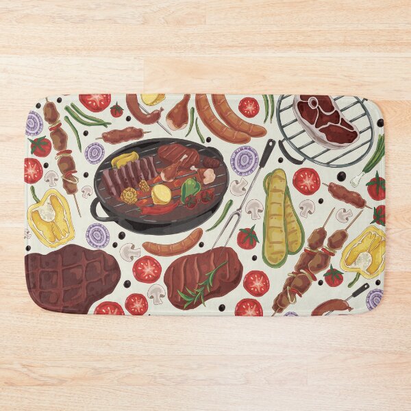 Item preview, Assorted Barbeque Grill Buffet Spread designed and sold by Alicia Chee.