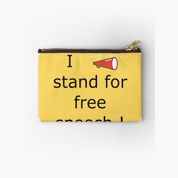 Item preview, I stand for free speech designed and sold by Jack Cox.