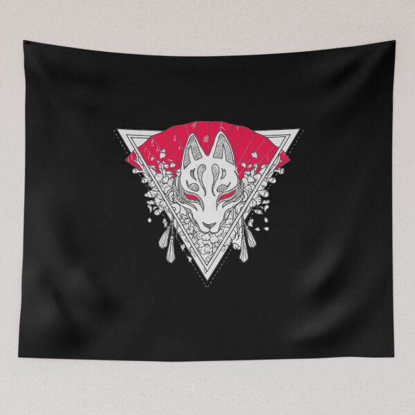 Item preview, Kitsune Japanese Kami Inari Nine-Tailed Fox Fox Spirit Yokai designed and sold by enjoytheshirt.