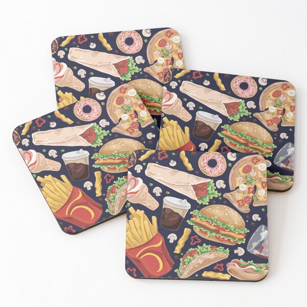 Item preview, Assorted Fast Food Buffet Spread designed and sold by Alicia Chee.