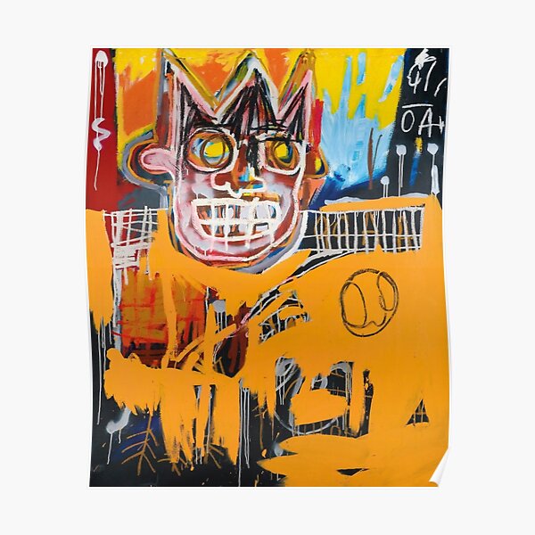 basquiat orange sports figure