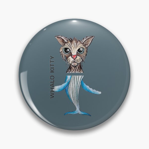 Item preview, WHALO KITTY by FrankenDuo stormcloud grey designed and sold by FrankenDuo.