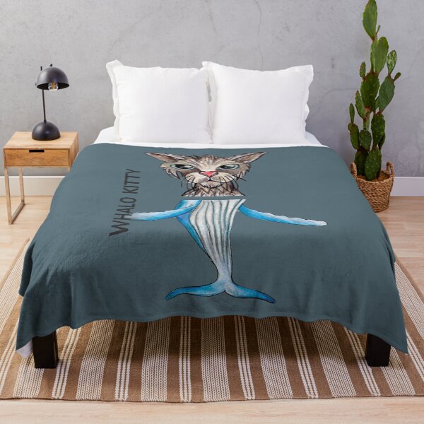 Item preview, WHALO KITTY by FrankenDuo stormcloud grey designed and sold by FrankenDuo.