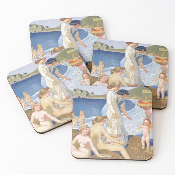 Item preview, Bathers in Perros Guirec designed and sold by SFTStudio.