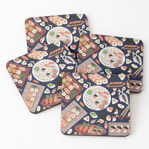Item preview, Assorted Japanese Sushi Buffet Spread designed and sold by Alicia Chee.