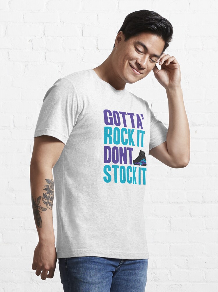 White aqua 8s store shirt