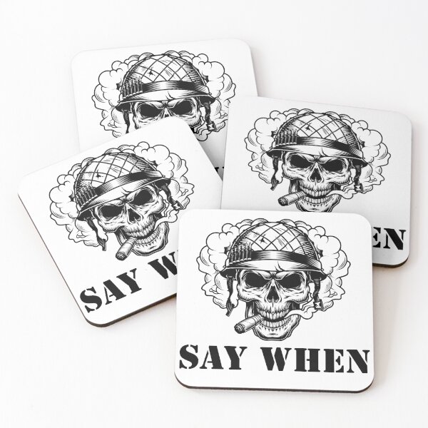 Item preview, SAY WHEN American Strong skeleton smoking Classic designed and sold by AmazingTH.