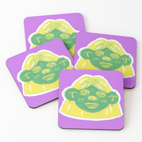 Item preview, green hair yellow girl designed and sold by apnvcc.