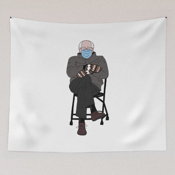 Item preview, Bernie Sanders Inauguration Mittens designed and sold by lettersbysid.