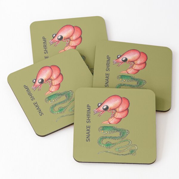 Item preview, SNAKE SHRIMP by FrankenDuo gingko green designed and sold by FrankenDuo.
