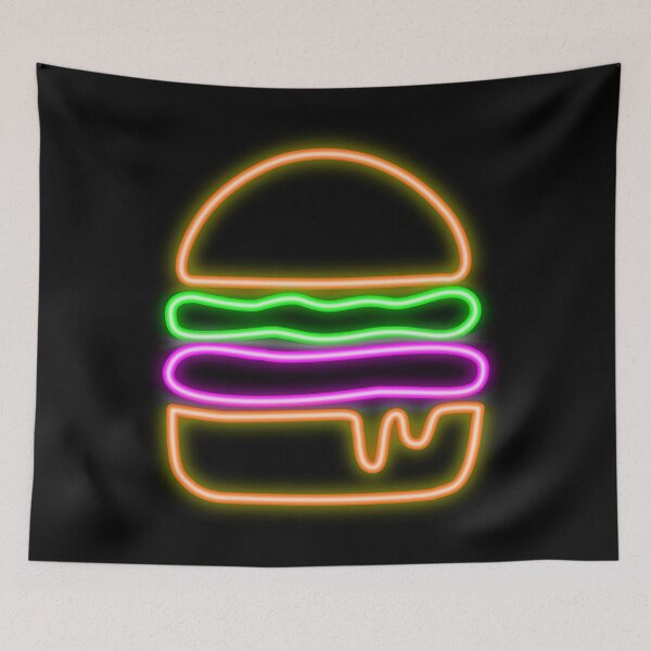 Item preview, Neon Hamburger Dream designed and sold by slayen.