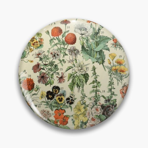 Item preview, Varieties of fleurs-pour tous chart poster art - Adolphe Millot  designed and sold by Vintage Designs +.