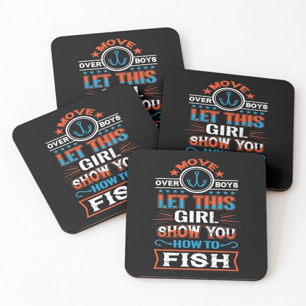 Item preview, Funny Girls Fishing Humour Quote  designed and sold by Tatt-Hooligans.