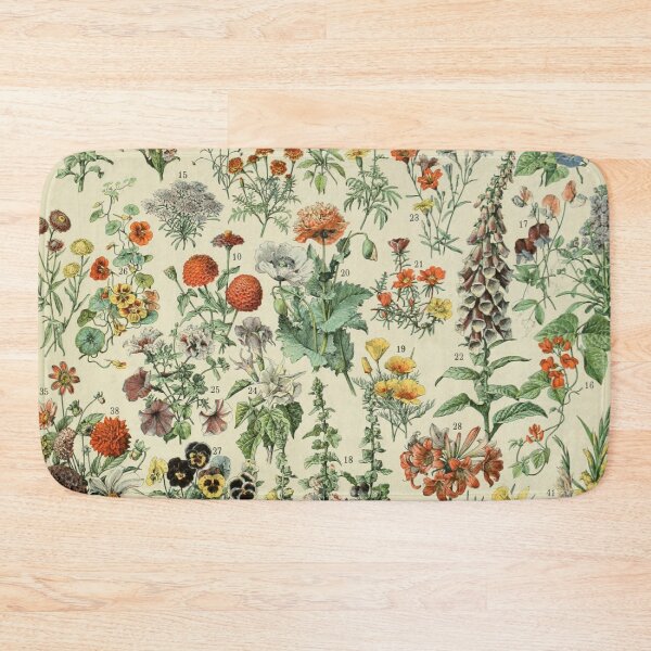 Item preview, Varieties of fleurs-pour tous chart poster art - Adolphe Millot  designed and sold by Vintage Designs +.