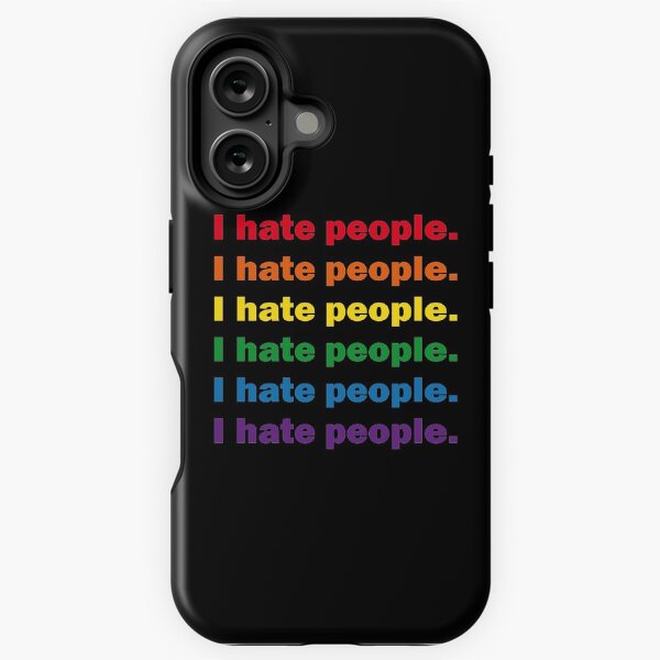 Item preview, I hate people rainbow designed and sold by Mandy-Kuijper.