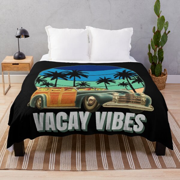 Item preview, Vacay Vibes Family Vacation Old Woody Station Wagon designed and sold by CharJens.