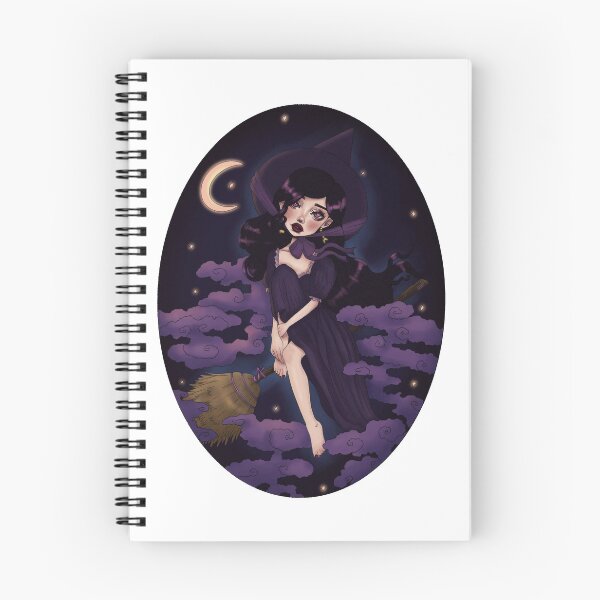 Item preview, Witchy Broom Background Sticker Art  designed and sold by Jenna Wing-Hu.
