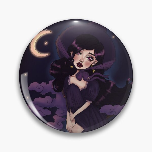 Item preview, Witchy Broom Background Sticker Art  designed and sold by Jenna Wing-Hu.