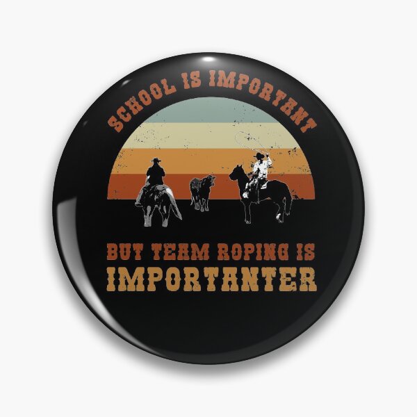 Item preview, Team Roping Cool Retro School Quote Cowboy Retro Vintage designed and sold by sillyquestions.