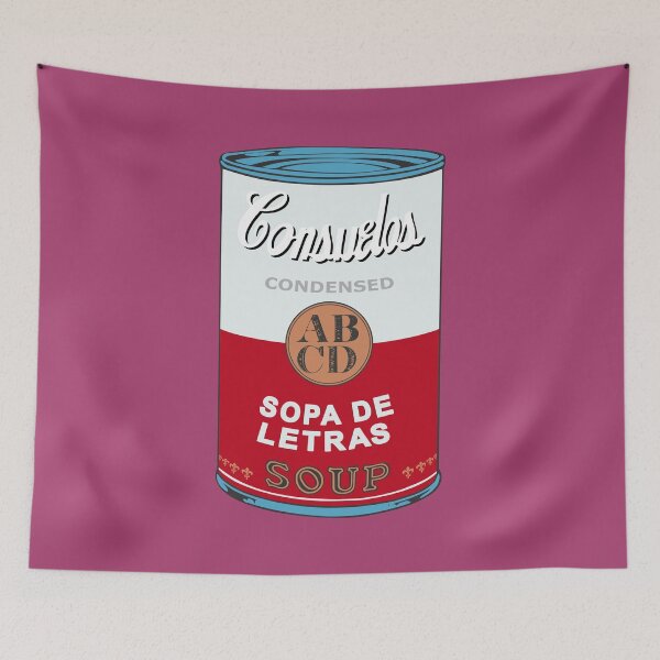 Item preview, Mexican Andy Warhol soups - Consuelos pop art - Sopa de Letras designed and sold by Groenendijk.