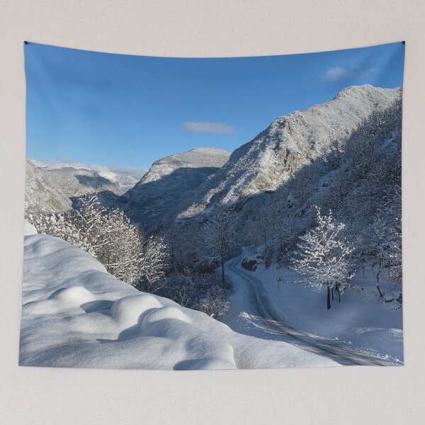 Item preview, Snowy road to Miglos designed and sold by AHELENE.
