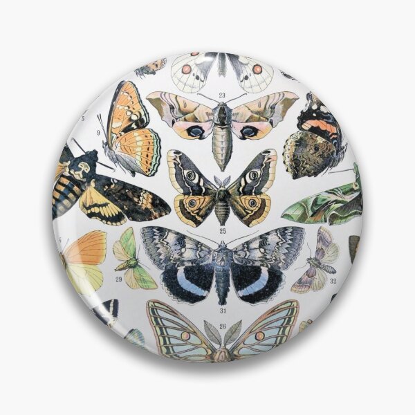 Item preview, Varieties Butterfly chart poster art - Adolphe Millot  designed and sold by Vintage Designs +.