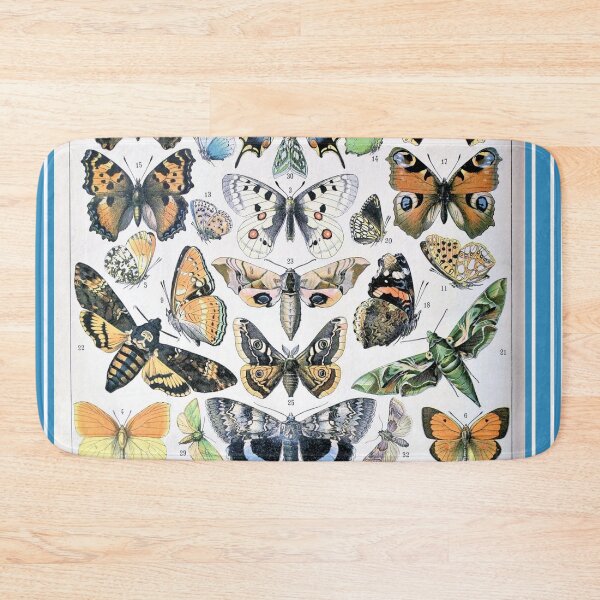 Item preview, Varieties Butterfly chart poster art - Adolphe Millot  designed and sold by Vintage Designs +.
