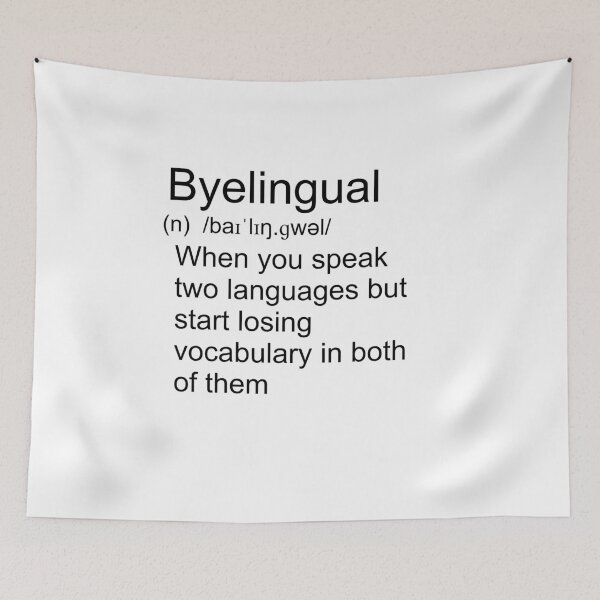 Item preview, Byelingual definition  designed and sold by koopshop.