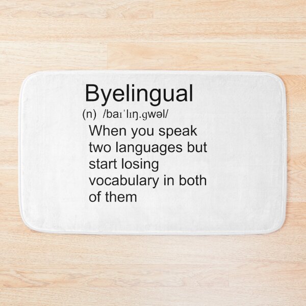 Item preview, Byelingual definition  designed and sold by koopshop.