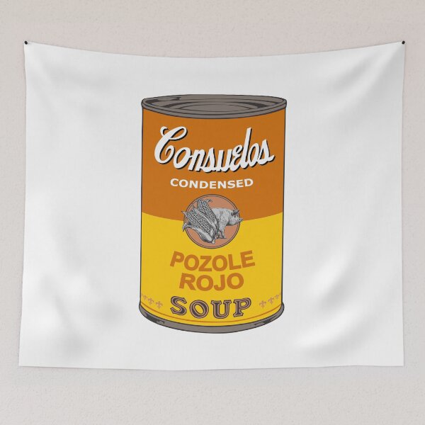 Item preview, Mexican Andy Warhol soups - Consuelos pop art - Pozole Rojo designed and sold by Groenendijk.