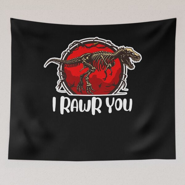 Item preview, I rawr you dinosaur valentine's boyfriend gift for him & for her - T-rext valentine's day designed and sold by oussama dif.