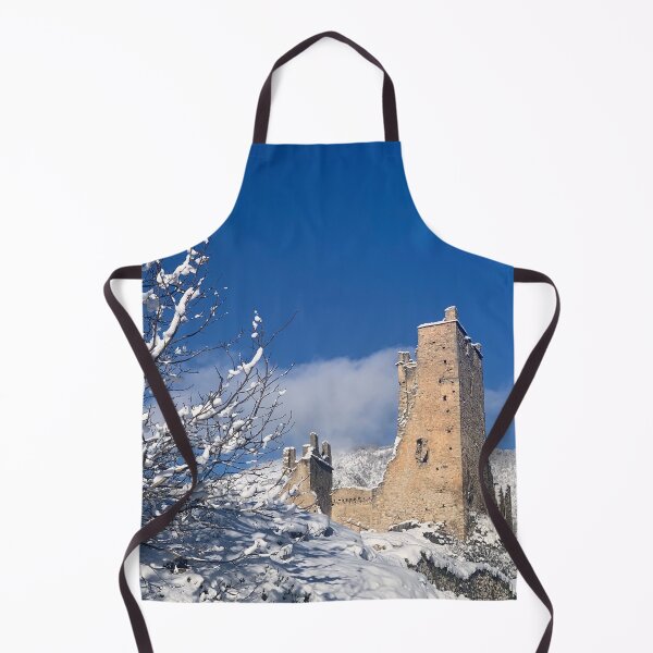 Item preview, the snow-covered Miglos castle designed and sold by AHELENE.