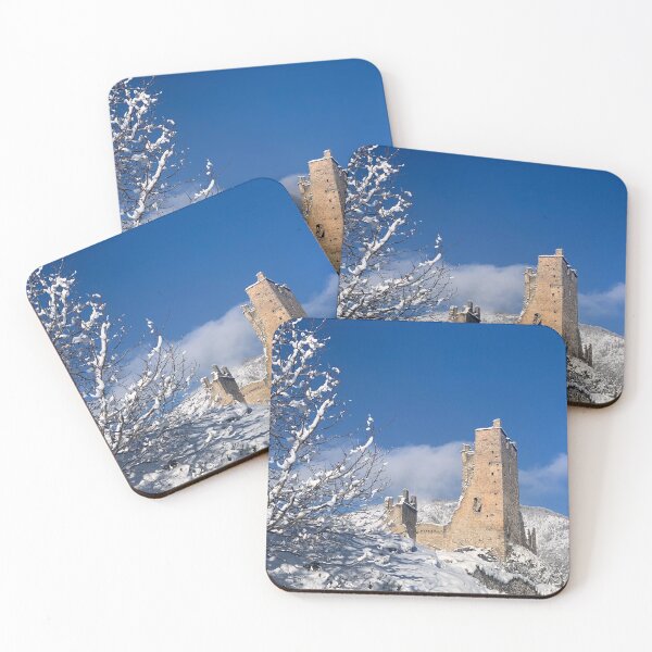 Item preview, the snow-covered Miglos castle designed and sold by AHELENE.