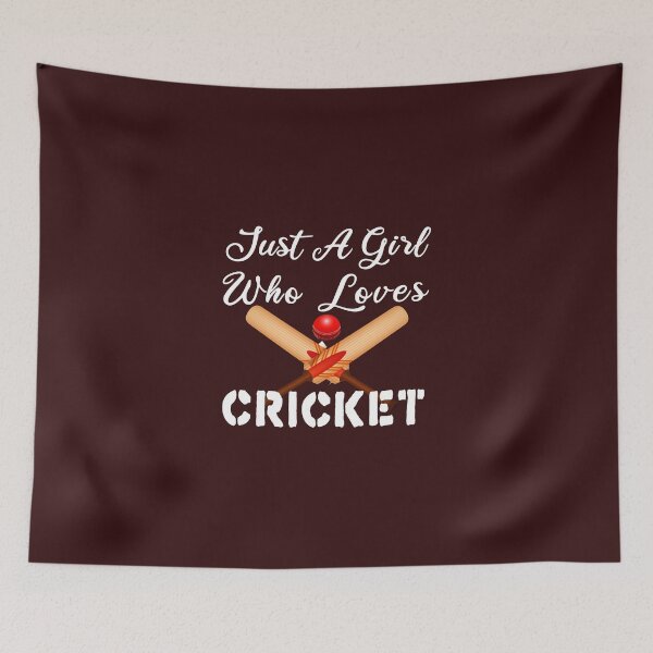Item preview, Just A Girl Who Loves Cricket / Cricket Girls / Funny Gift Ideas For Cricket Lover designed and sold by biigshow.