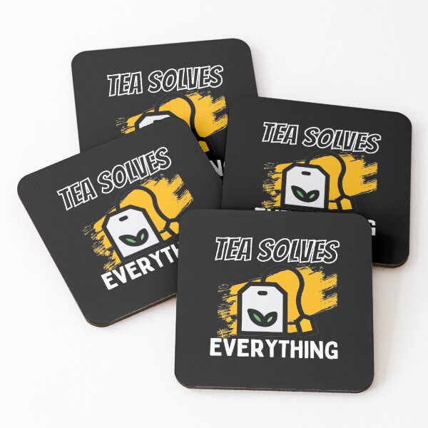 Item preview, Tea Solves Everything - Drink Tea Be Happy designed and sold by PrintexDesigns.