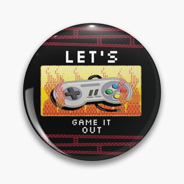 Item preview, Let's Game This Out Retro Arcade Nostalgia designed and sold by DanLopesMerch.
