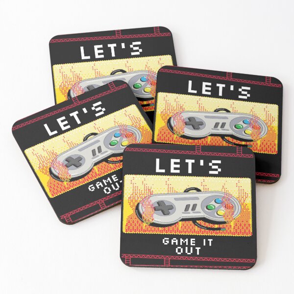 Item preview, Let's Game This Out Retro Arcade Nostalgia designed and sold by DanLopesMerch.
