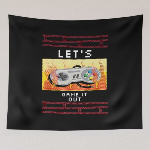 Item preview, Let's Game This Out Retro Arcade Nostalgia designed and sold by DanLopesMerch.