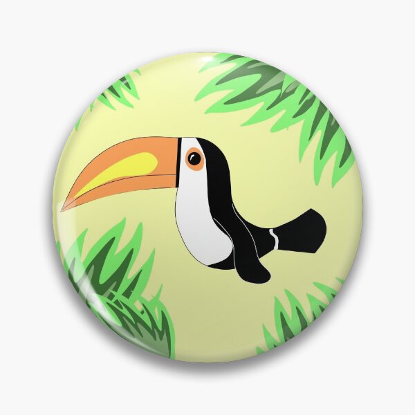 Item preview, Toucan tropical foliage designed and sold by Joie-et-Poesie.