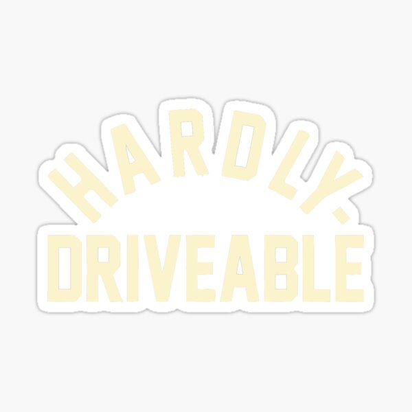 Merch difícilmente manejable Pegatina