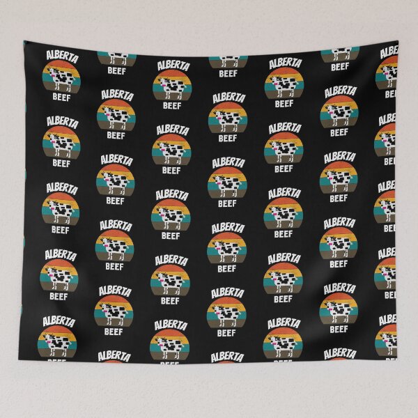 Item preview, Alberta Beef Trucker Hat designed and sold by PrintexDesigns.