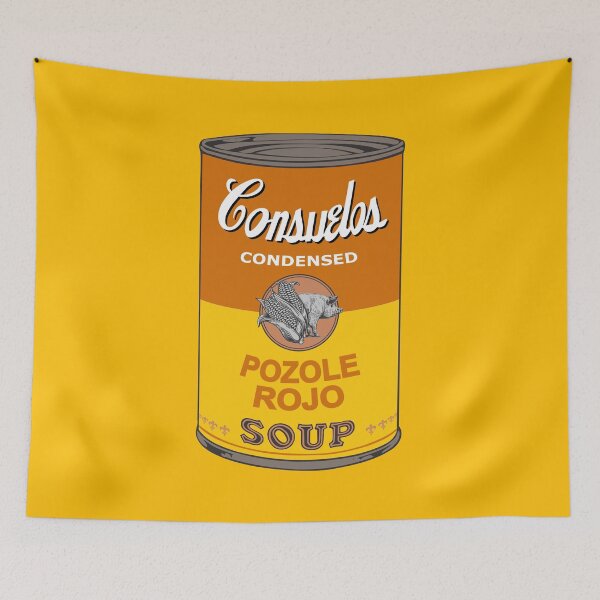 Item preview, Mexican Andy Warhol soups - Consuelos pop art - Pozole Rojo designed and sold by Groenendijk.