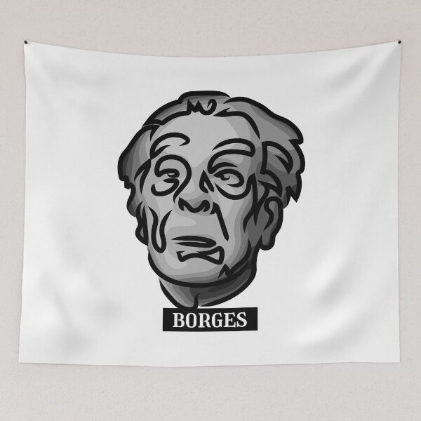 Item preview, Portrait of the writer Borges designed and sold by Xdelacra.